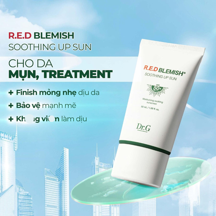 Kem chống nắng Dr.G Green Mild Up Sun Essence SPF50+ PA++++ / Dr.G Brightening Up Sun+ SPF50+ PA+++