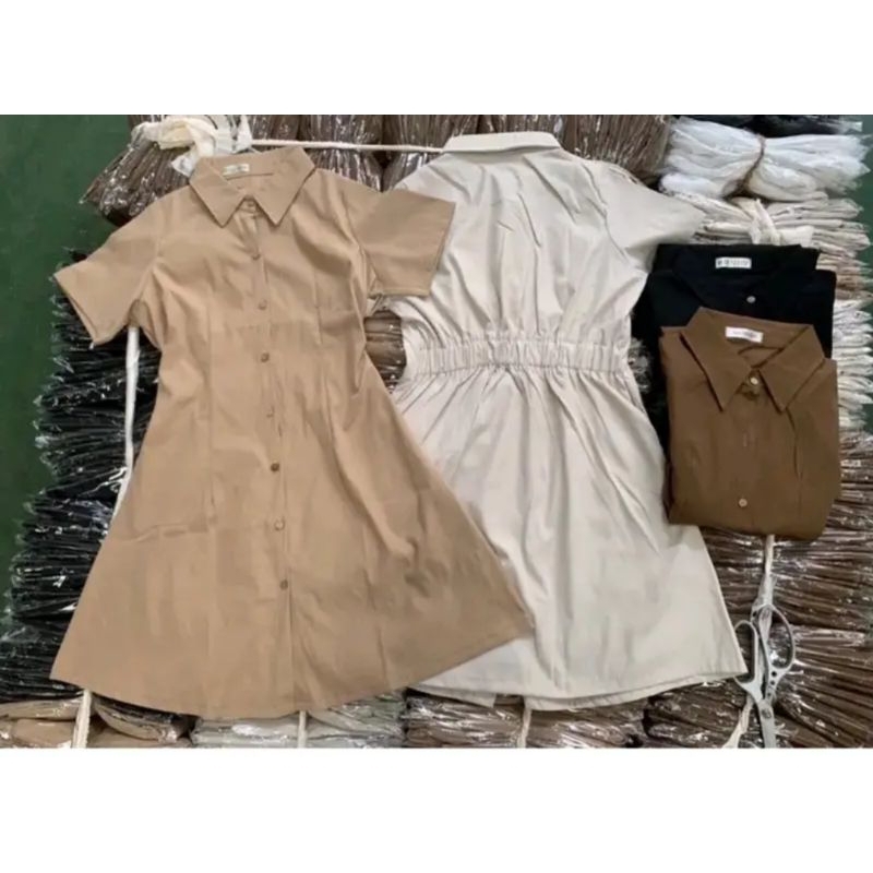 Thanh lý đầm sơ mi bigsize
