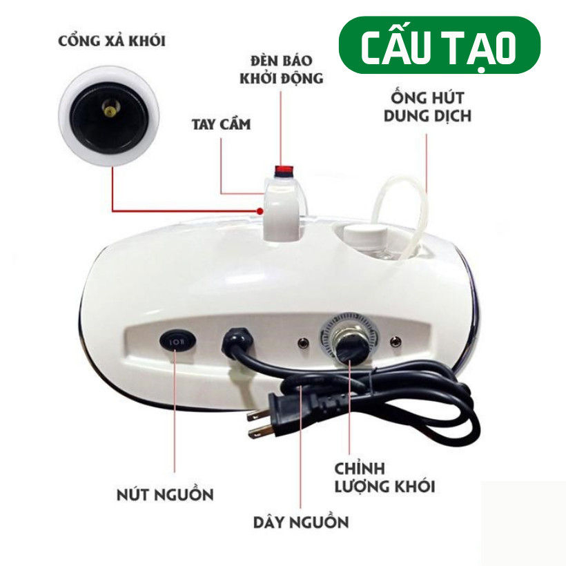 Máy Khử Khuẩn Nano Bạc - Máy Phun Xịt Khuẩn Khử Mùi Ô Tô, Gia Đình, Văn Phòng, Nhà Hàng Tặng Kèm Tinh Dầu Nano Bạc