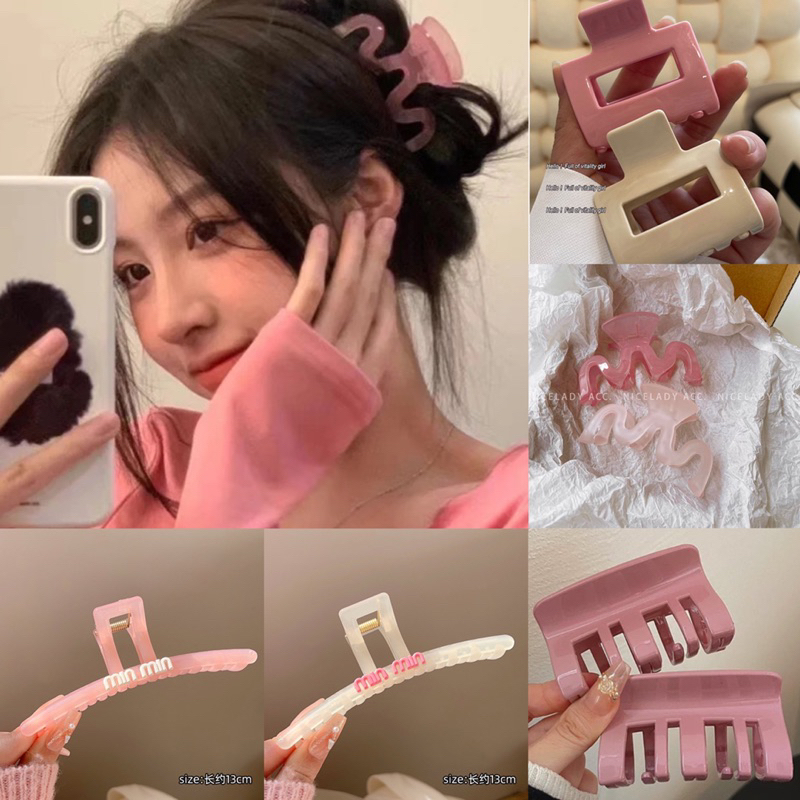 Kẹp Tóc Acrylic Thời Trang Hàn Quốc Dành Cho Nữ