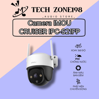 Camera wifi imou ngoài trời màu ban đêm, xoay 360 độ, cruiser 2mp 4mp ipc s21fp bh 24 th