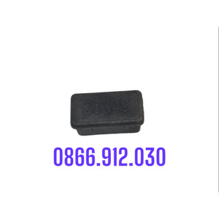 Bộ 10 chiếc KT: 20x40 màu đen_bịt trong chụp cao su bịt chân bàn ghế, bịt hộp chống xước, chụp nhựa chụp chân ghế