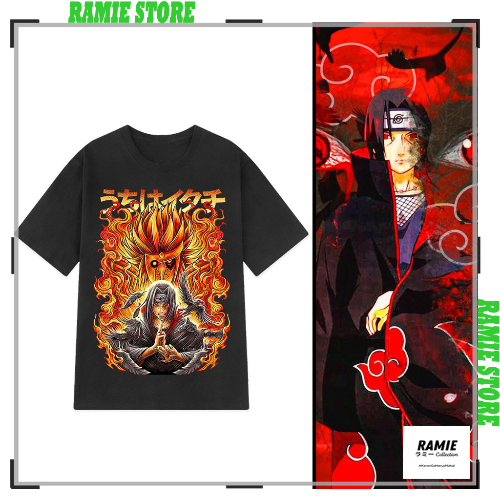 Áo Anime, Áo Naruto in hình Uchiha Itachi mẫu mới nhất | Ramiestore1 | mẫu HOT bán chạy
