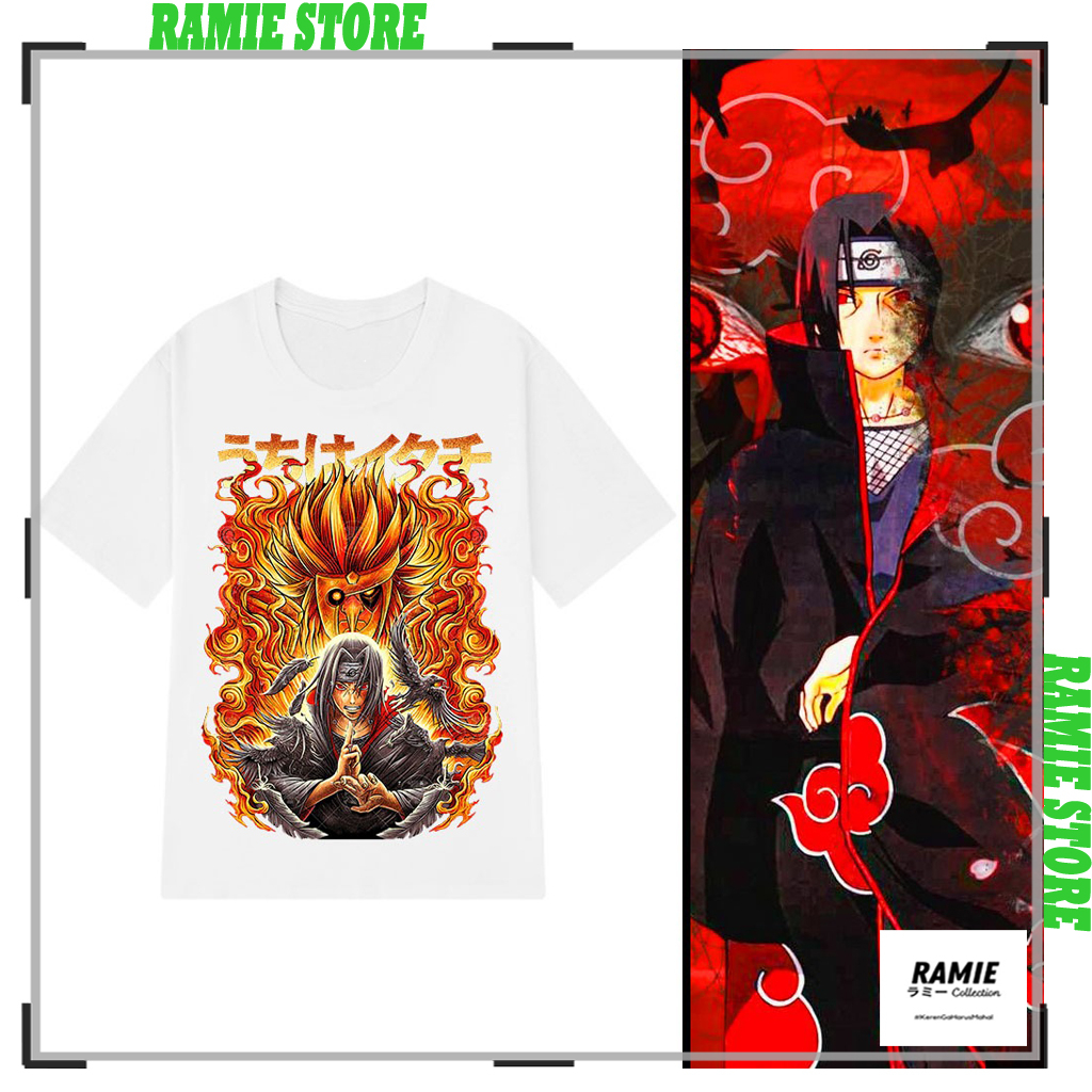Áo Anime, Áo Naruto in hình Uchiha Itachi mẫu mới nhất | Ramiestore1 | mẫu HOT bán chạy