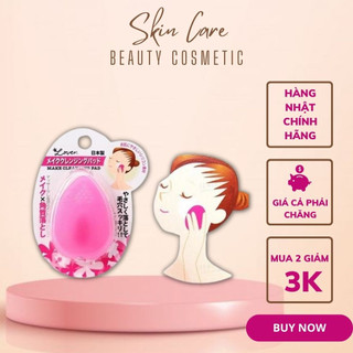 Miếng rửa mặt Silicon Seiwapro Loven Make Cleansing Pad Nhật Bản