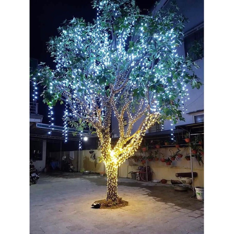 Led đúc F5 đế 9m 12V chống nước, trang trí ngoài trời, quán cafe, quấn cây, làm biển quảng cáo