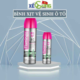 Chai Xịt Bọt Vệ Sinh Flamingo - Vệ Sinh Khe Cửa Gió Điều Hòa Ô Tô