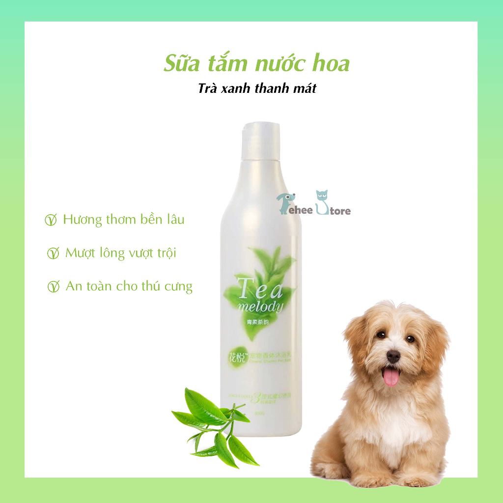 Sữa tắm nước hoa mượt lông siêu lưu hương joyce and doll cho chó mèo 400ml