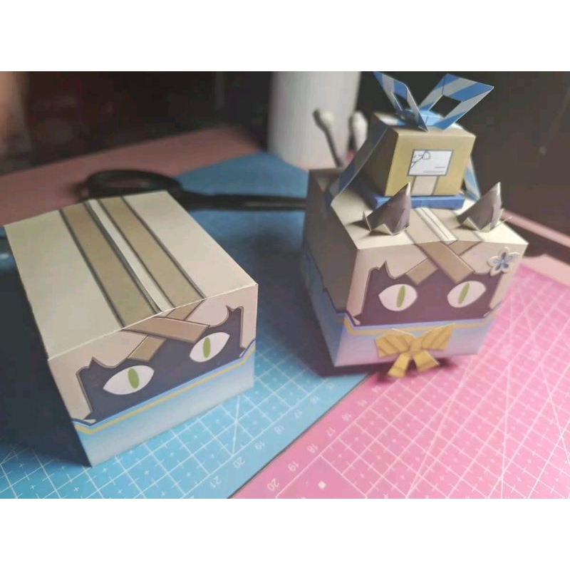 Mô hình giấy Anime Game  Kirara\'s Delivery Box