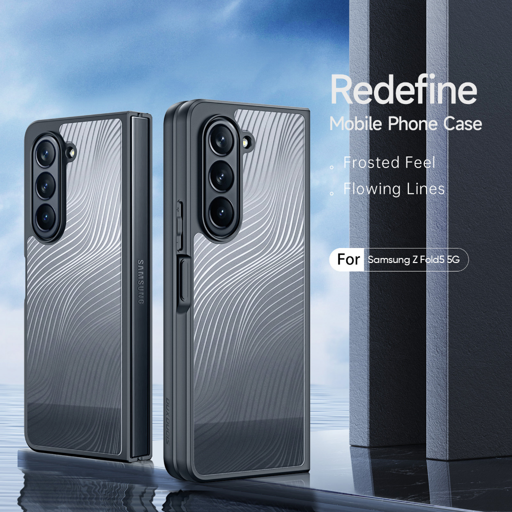 Ốp Lưng Case Dành Cho Samsung Galaxy Z Fold 5 5G, Dux Ducis Aimo - Hàng Chính Hãng