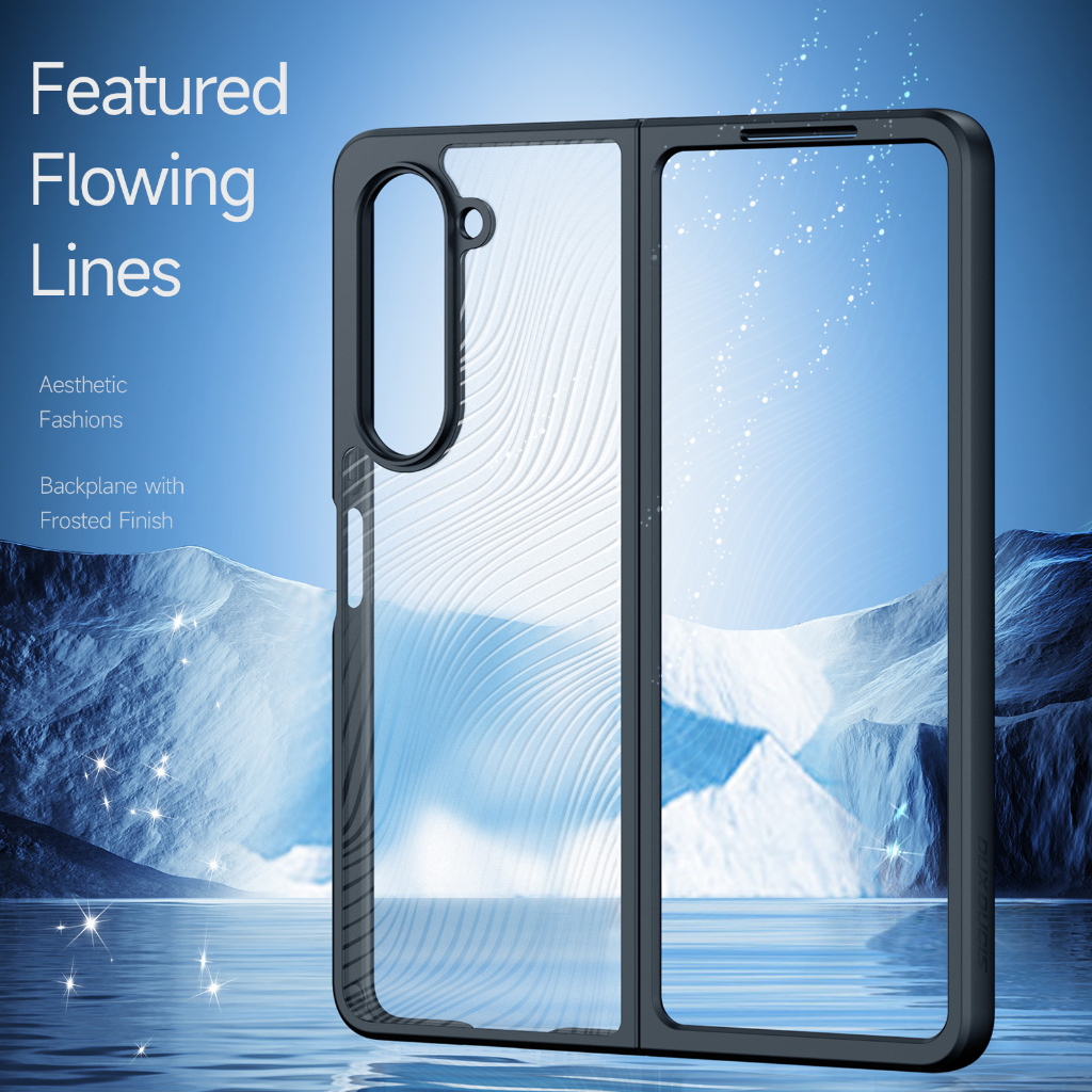 Ốp Lưng Case Dành Cho Samsung Galaxy Z Fold 5 5G, Dux Ducis Aimo - Hàng Chính Hãng