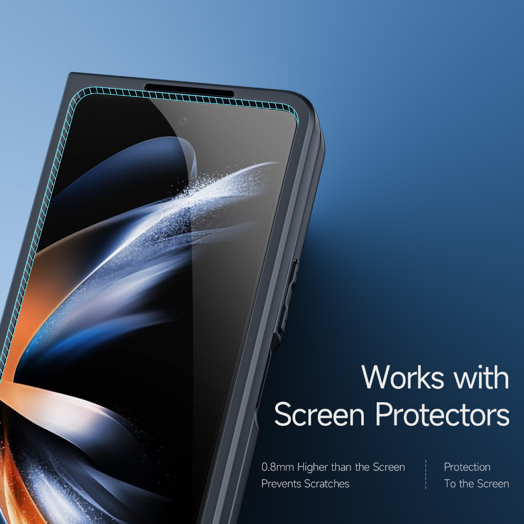 Ốp Lưng Case Dành Cho Samsung Galaxy Z Fold 5 5G, Dux Ducis Aimo - Hàng Chính Hãng