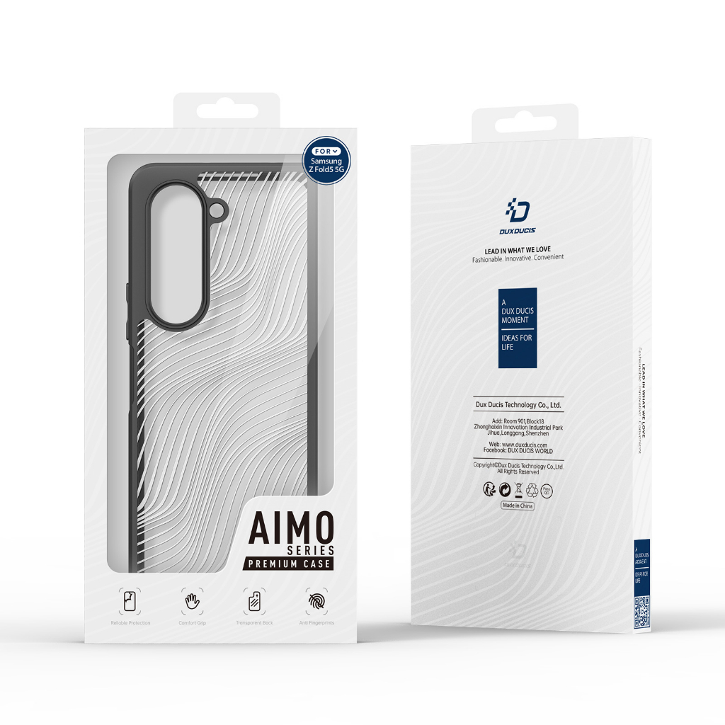 Ốp Lưng Case Dành Cho Samsung Galaxy Z Fold 5 5G, Dux Ducis Aimo - Hàng Chính Hãng