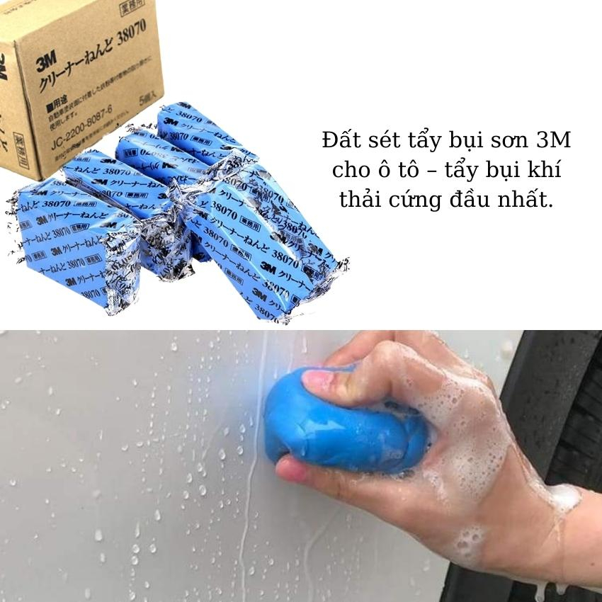 Đất sét 3 M tẩy bụi Sơn và nhựa bẩn bám trên xe