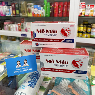 Mỡ máu tâm bình - hỗ trợ giảm mỡ máu, mỡ gan - 60 viên