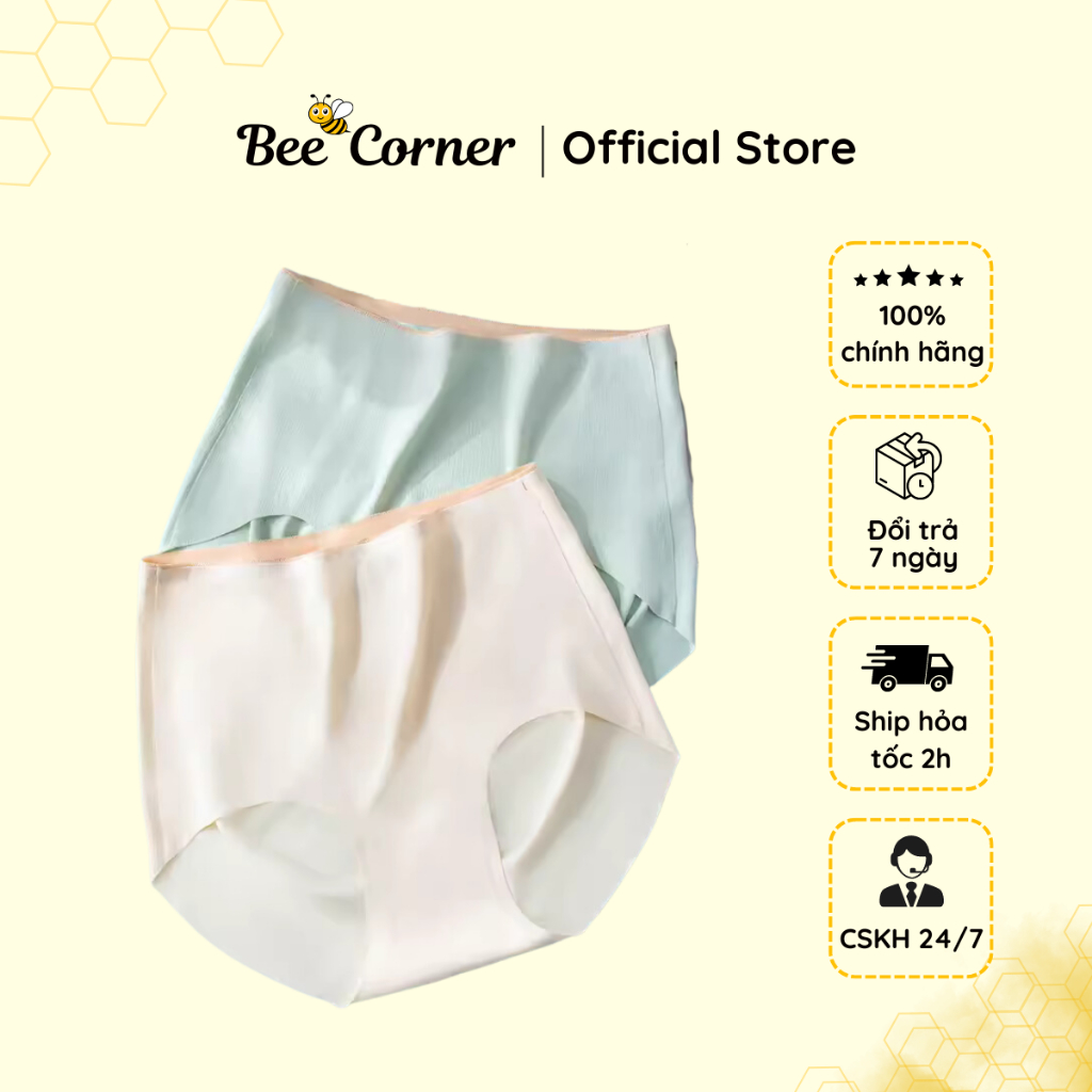 Set 05 Quần Lót Lụa Băng Không Đường May Siêu Mềm Mại Beecorner H05