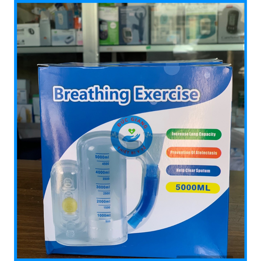 Bình Tập Thở - Phế Dung Kế DỤNG CỤ THỔI TẬP THỞ PHỤC HỒI CHỨC NĂNG PHỔI - HÔ HẤP (Người lớn và Trể em)