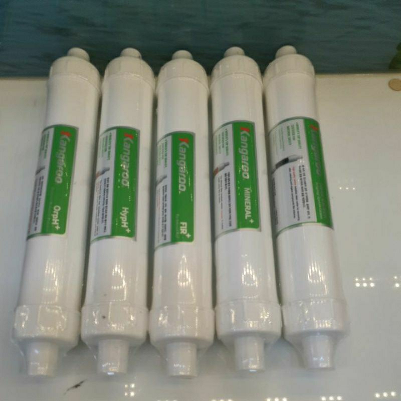 Combo 5 Lõi lọc nước Hydrogen Kangaroo 56789 - Chính hãng - Dùng thay lõi lọc cho máy Model :KG100HQ , KG100HA , KG100HB