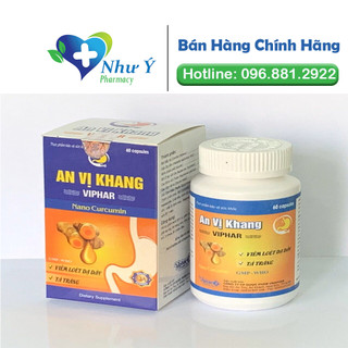 An vị khang hộp 60 viên-giúp kiện tỳ vị, giảm acid dịch vị ,hỗ trợ viêm loét dạ dày - tá tràng