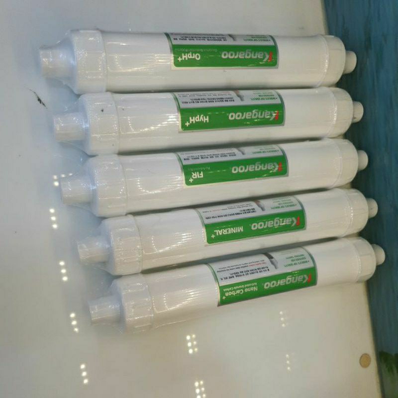 Combo 5 Lõi lọc nước Hydrogen Kangaroo 56789 - Chính hãng - Dùng thay lõi lọc cho máy Model :KG100HQ , KG100HA , KG100HB