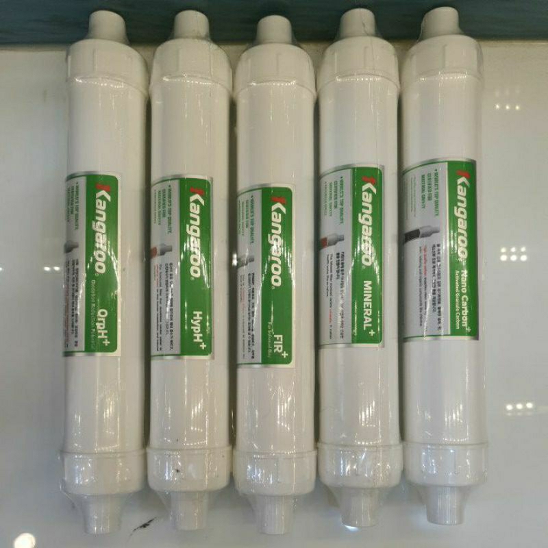 Combo 5 Lõi lọc nước Hydrogen Kangaroo 56789 - Chính hãng - Dùng thay lõi lọc cho máy Model :KG100HQ , KG100HA , KG100HB