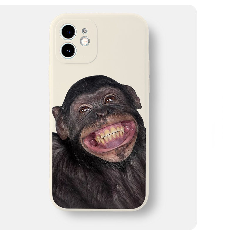 Ốp lưng cạnh vuông dễ thương đẹp ngộ nghĩnh kute cho iPhone 14 13 12 11 Pro Max SE 2020 X XR XS ip 8 7 6 6S Plus e2274