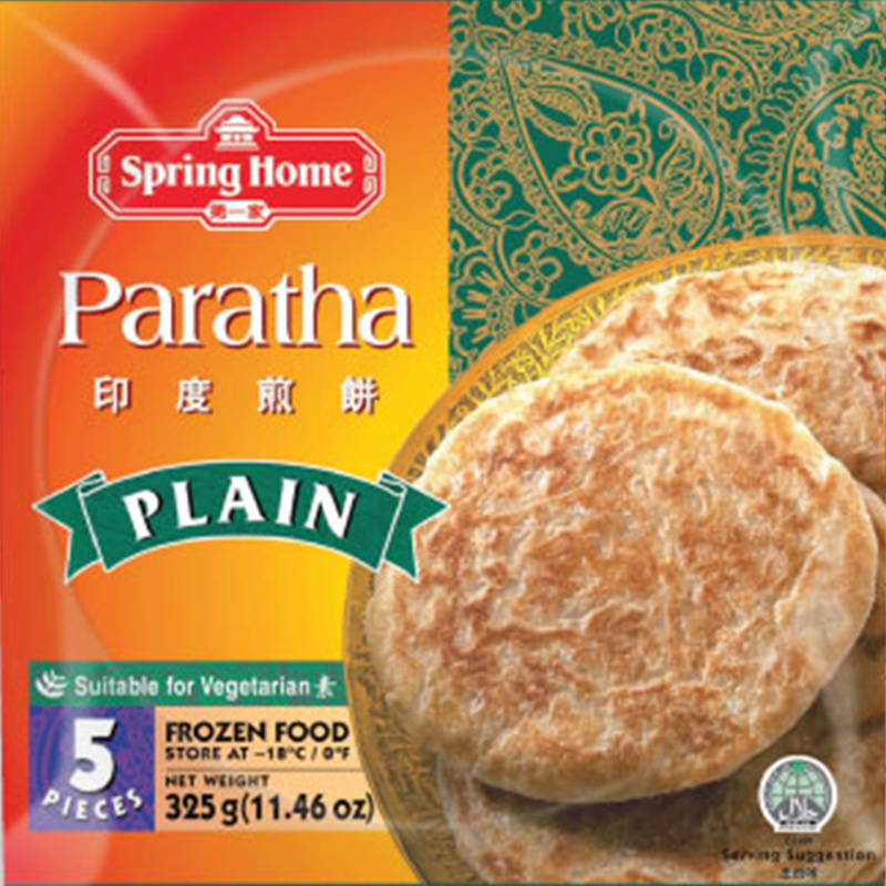 Bánh Paratha vị truyền thống Spring Home Roti Paratha Plain 325gr