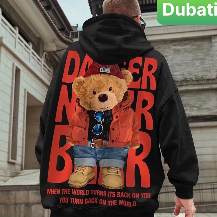 ÁO NỈ, ÁO KHOÁC HOODIE GẤU BEAR SIÊU NGẦU NAM NỮ PHONG CÁCH HÀN QUỐC CAO CẤP - DUBATI FASHION