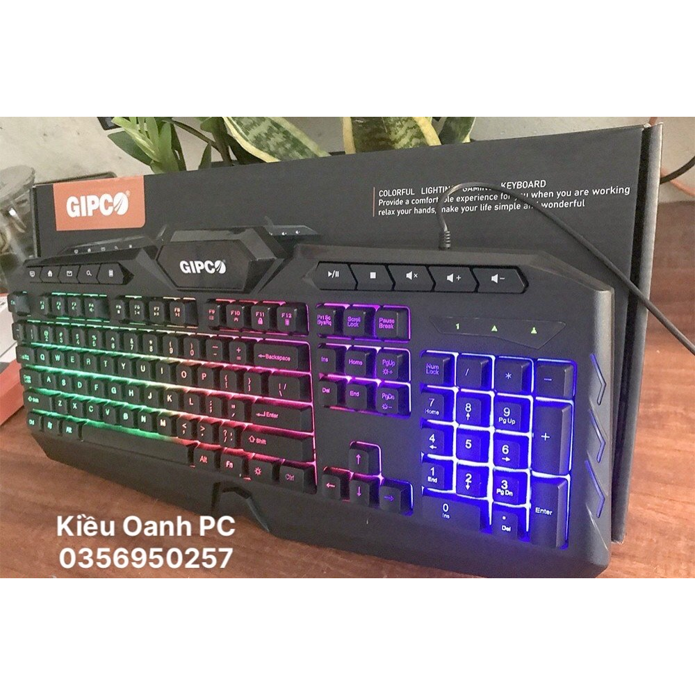 Bà̀n phím giả cơ Dareu LK145 Gaming  - Mới Bảo Hành Chính Hãng 24 Tháng