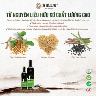 Nước tương hữu cơ ít muối JoySpring 200ml & 500ml