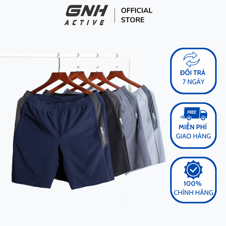 Quần đùi nam GNH Active Quần đùi thể thao chất vải co dãn phong cách trẻ trung năng động | GNH QSG23001