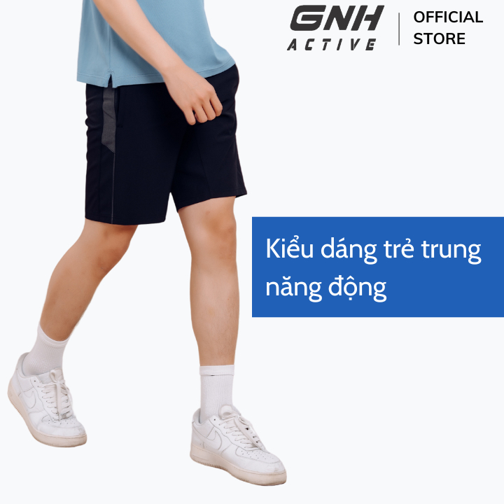 Quần đùi nam GNH Active Quần đùi thể thao chất vải co dãn phong cách trẻ trung năng động | GNH QSG23001
