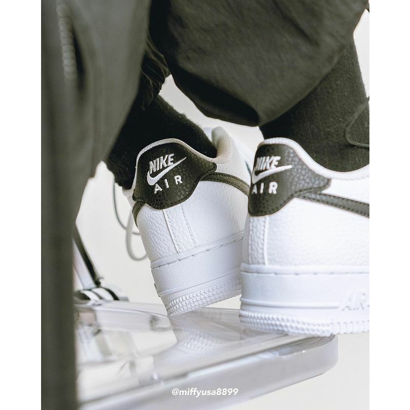 Giày Sneaker Nike Air Force 1 Low GS White Black  AF1 màu Trắng Đen Basic| PiuPiu Authentic