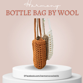 Túi lưới đựng bình nước bằng len handmade | HARMONY