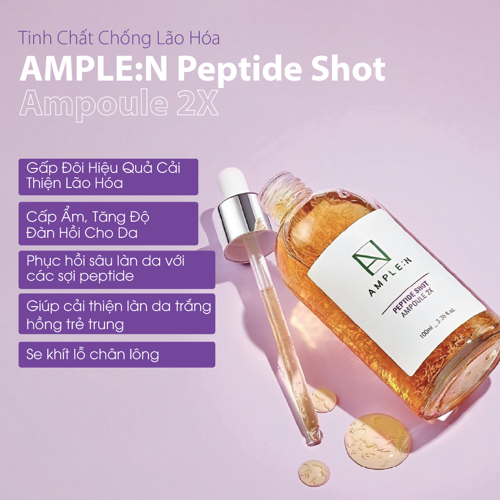 Tinh Chất Chống Lão Hóa AMPLE:N Peptide Shot Ampoule 2X 100ML