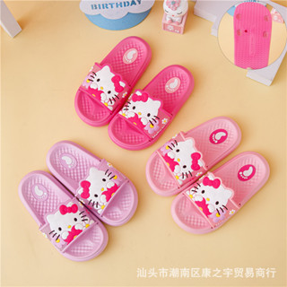 Dép lê Hello Kitty thời trang,dép nhựa cho bé gái chống trượt êm ,mềm ma sát tốt HLKTY02.