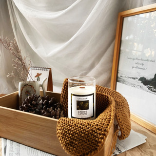Nến Thơm Mùi Gỗ AGAYA, Nến Thơm Phòng Hương Gỗ Giúp Thư Giãn, Giảm Stress, Relax Candle Cup