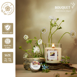 Nến thơm tinh dầu thiên nhiên candle cup/agaya | mùi bouquet