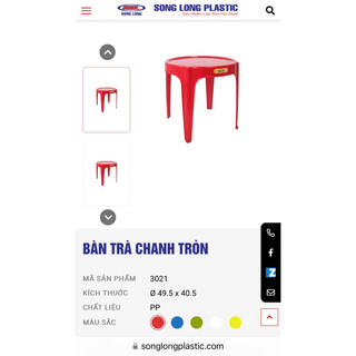 Combo Bộ bàn ghế trà chanh (Song Long - Duy Tân/Qui Phúc)