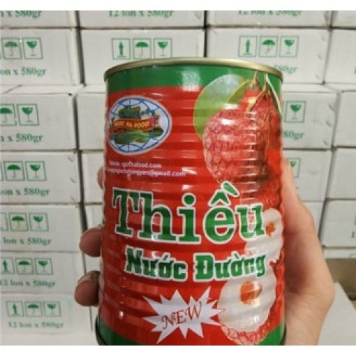 Vải hộp - Vải thiều ngâm nước đường dùng làm trà vải siêu ngon