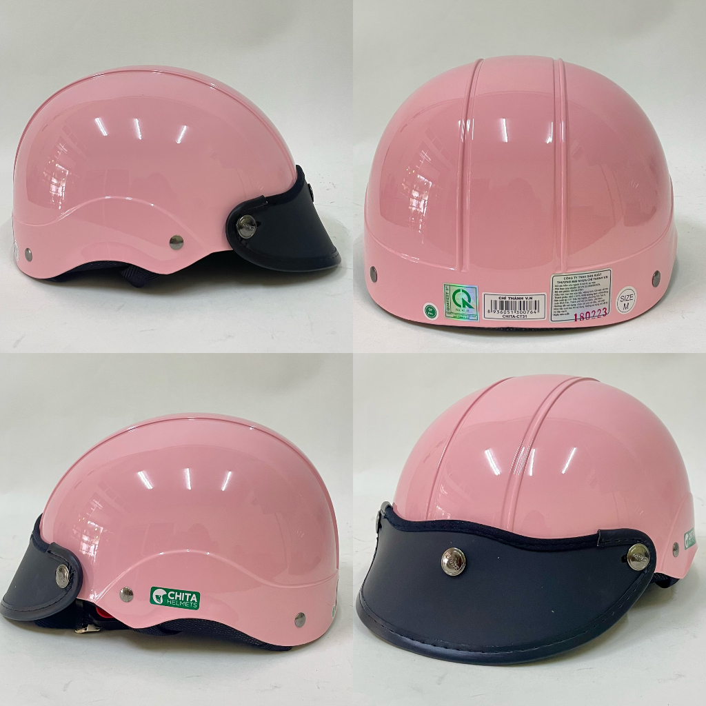 Mũ Bảo Hiểm 1/2 Đầu CHITA HELMETS CT31 Màu pastel