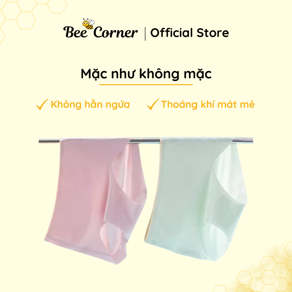 Set 05 Quần Lót Lụa Băng Không Đường May Siêu Mềm Mại Beecorner H05
