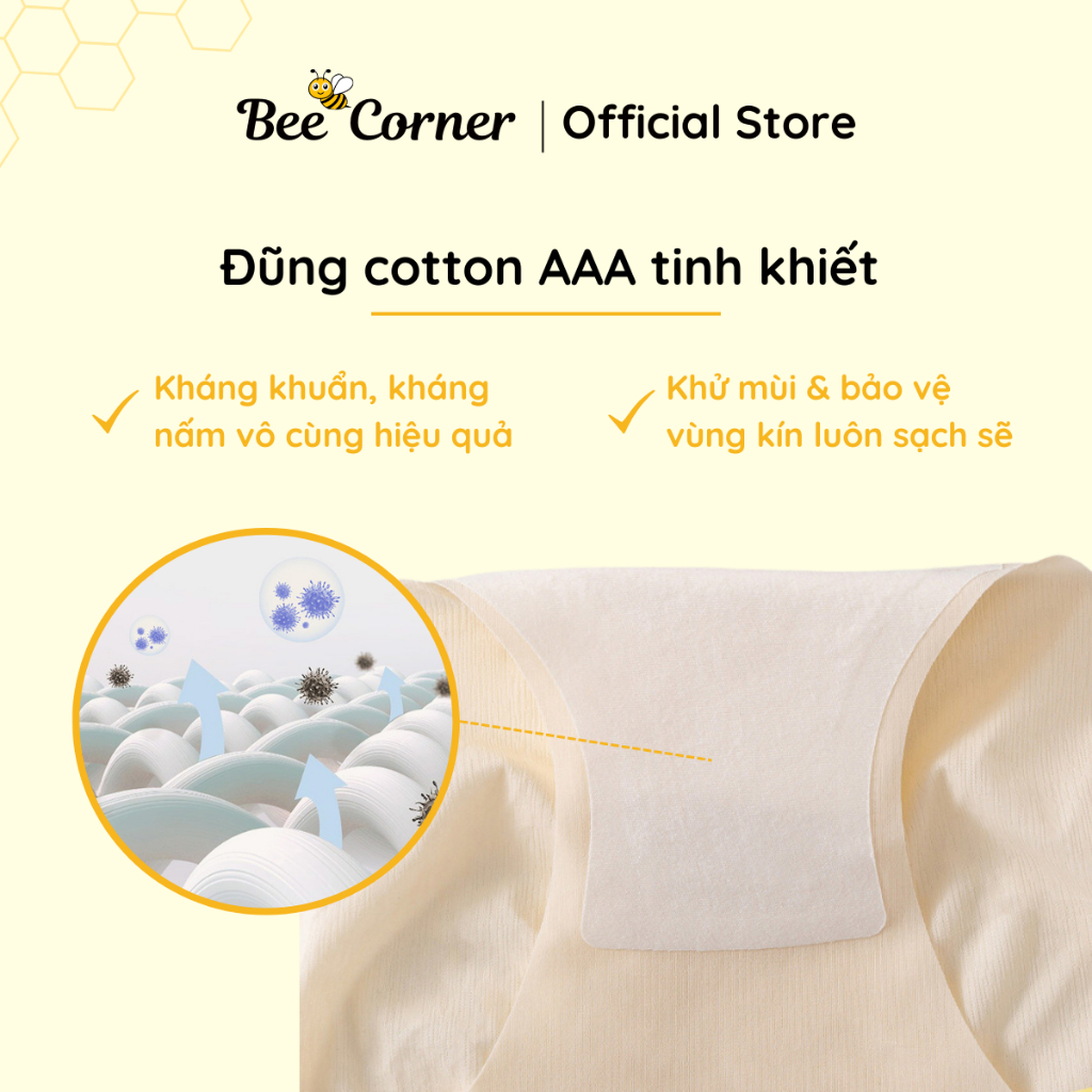 Set 05 Quần Lót Lụa Băng Không Đường May Siêu Mềm Mại Beecorner H05