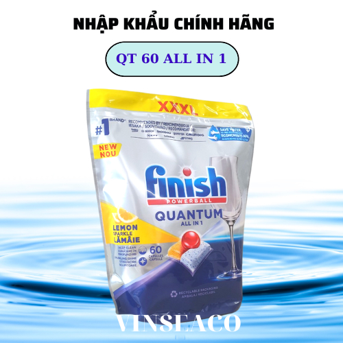 Viên rửa bát Finish Power Cube Nhật Bản  dành cho máy rửa bát