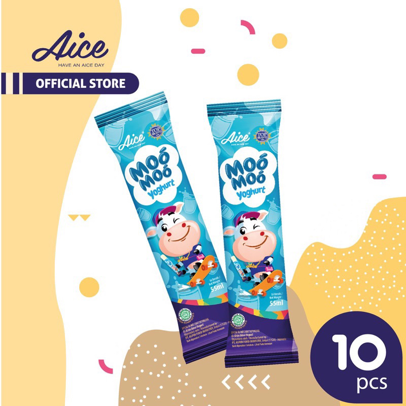 [NEW] Kem Aice Yogurt Moo - Yaua đá (chỉ giao hoả tốc hcm)