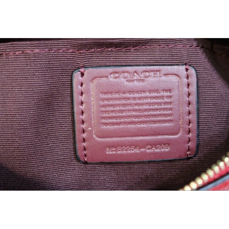 Túi C0ach teri dáng thuyền siêu xinh