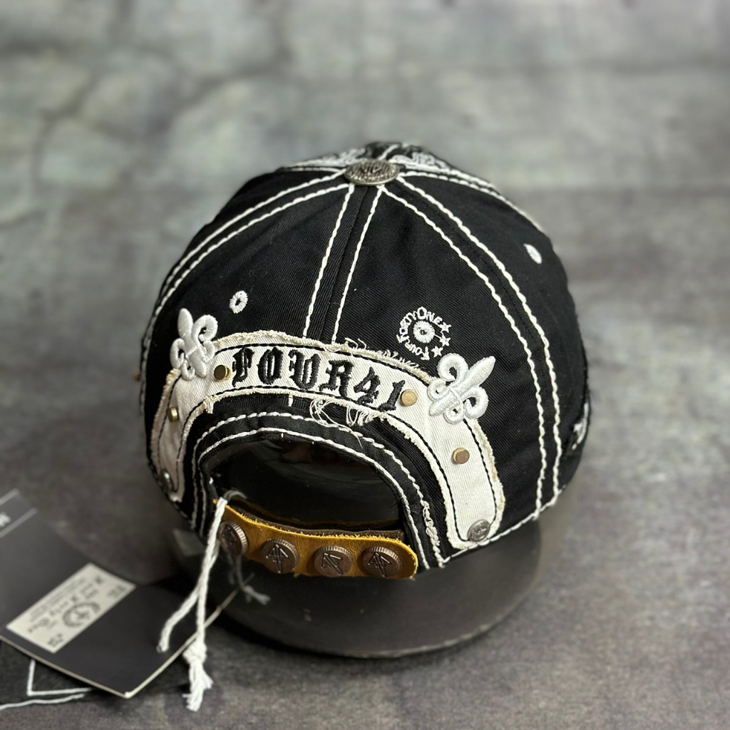 Nón ông địa Mũ four 441 logo giả thiết