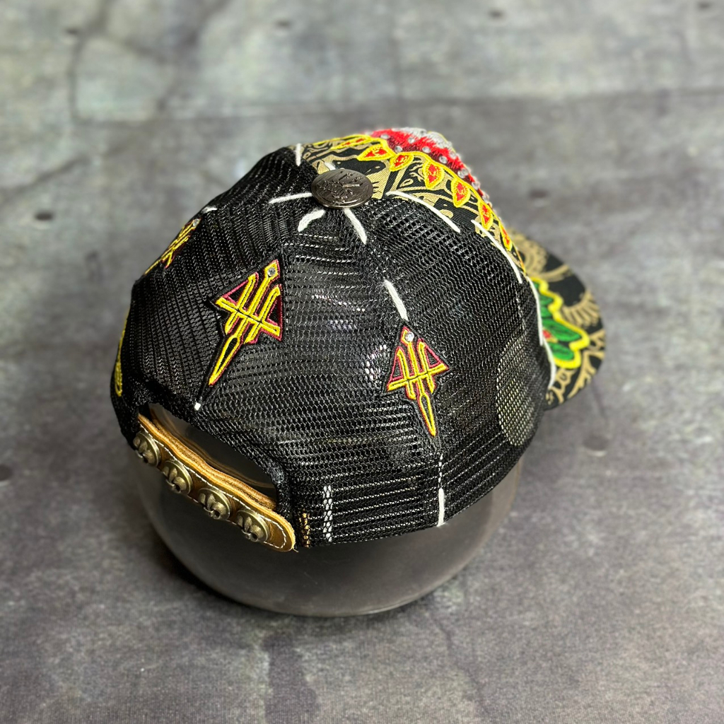 Nón kết four 441 Mũ ông địa thêu hình đức mẹ