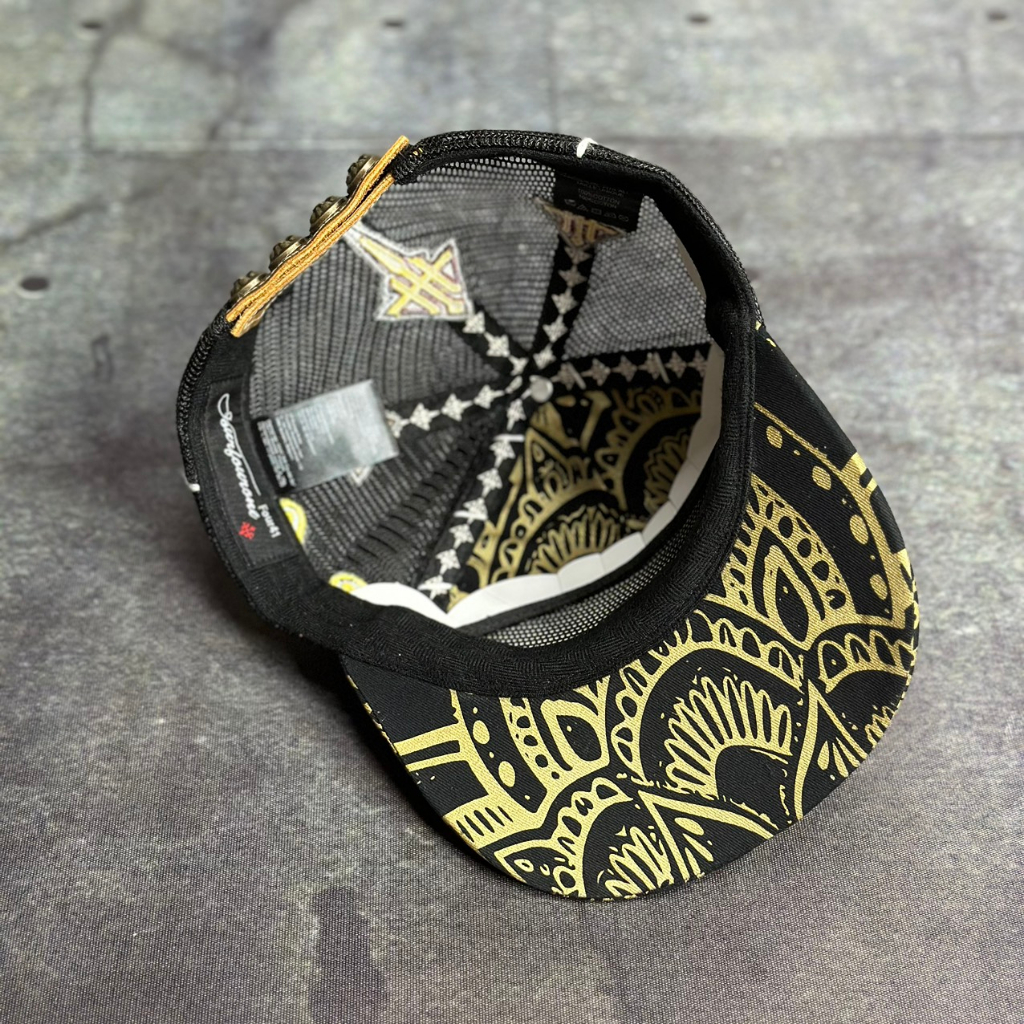 Nón kết four 441 Mũ ông địa thêu hình đức mẹ