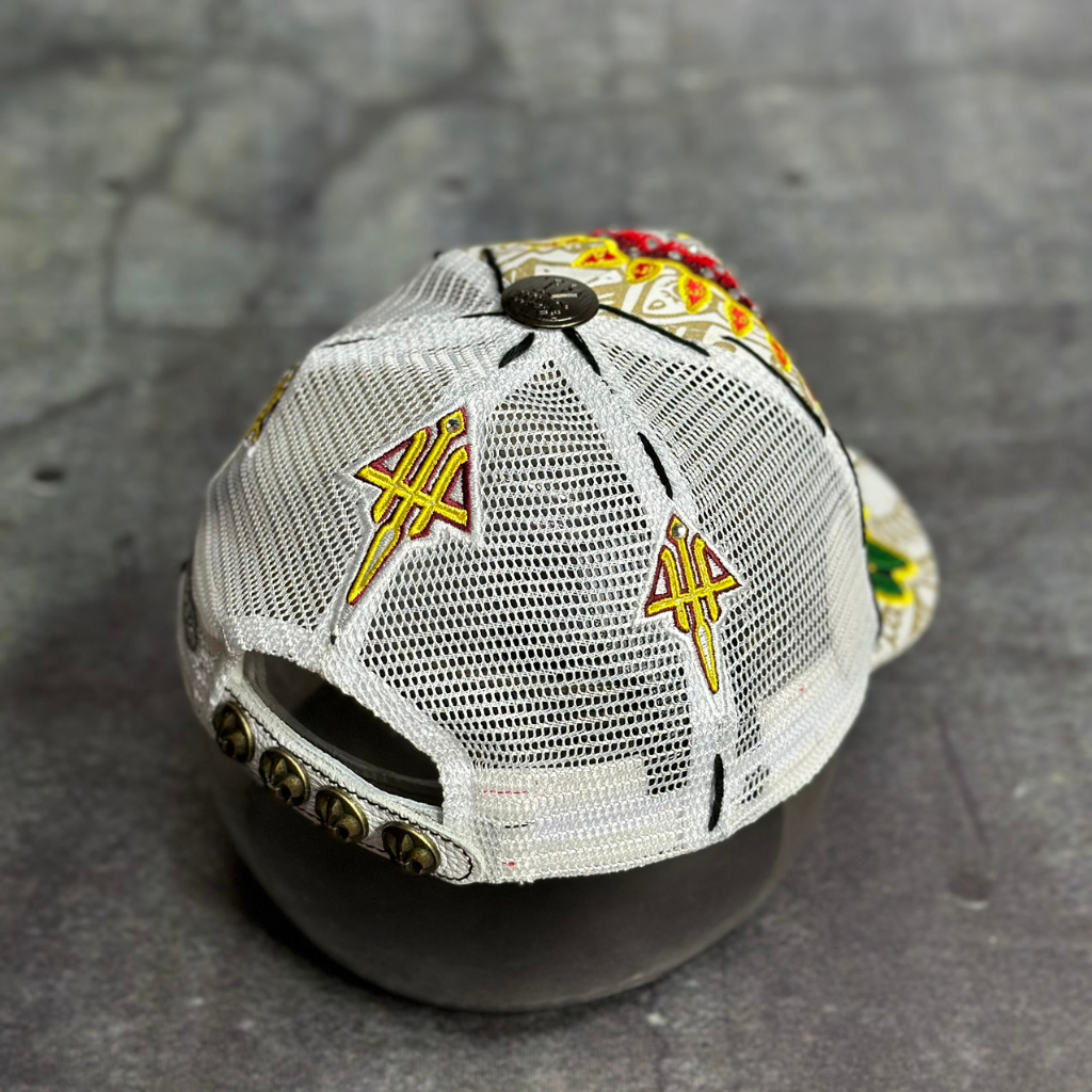 Nón kết four 441 Mũ ông địa thêu hình đức mẹ